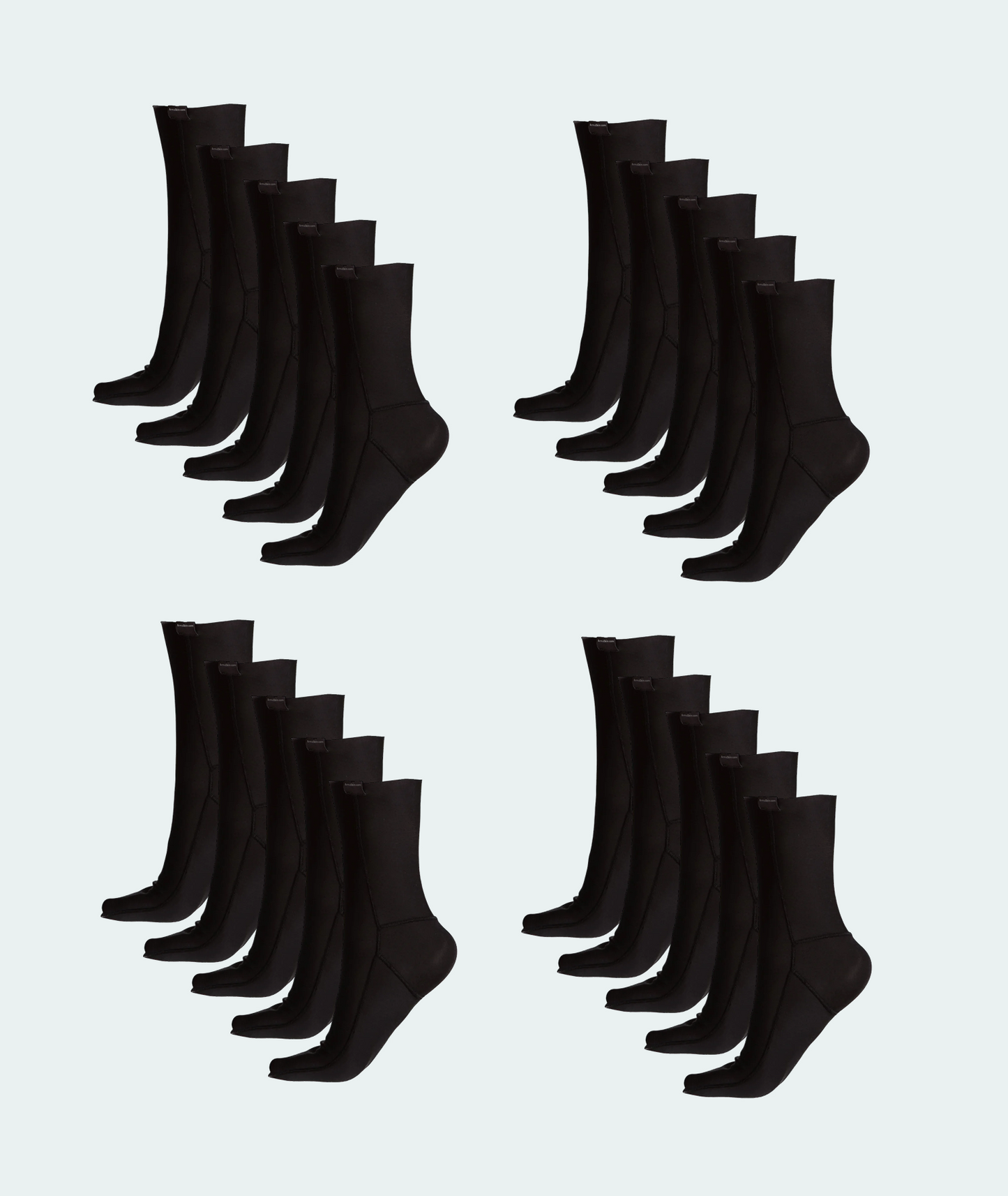 Polymer Anti-Blister Long Liner Socks – Value Pack (20 Pairs)