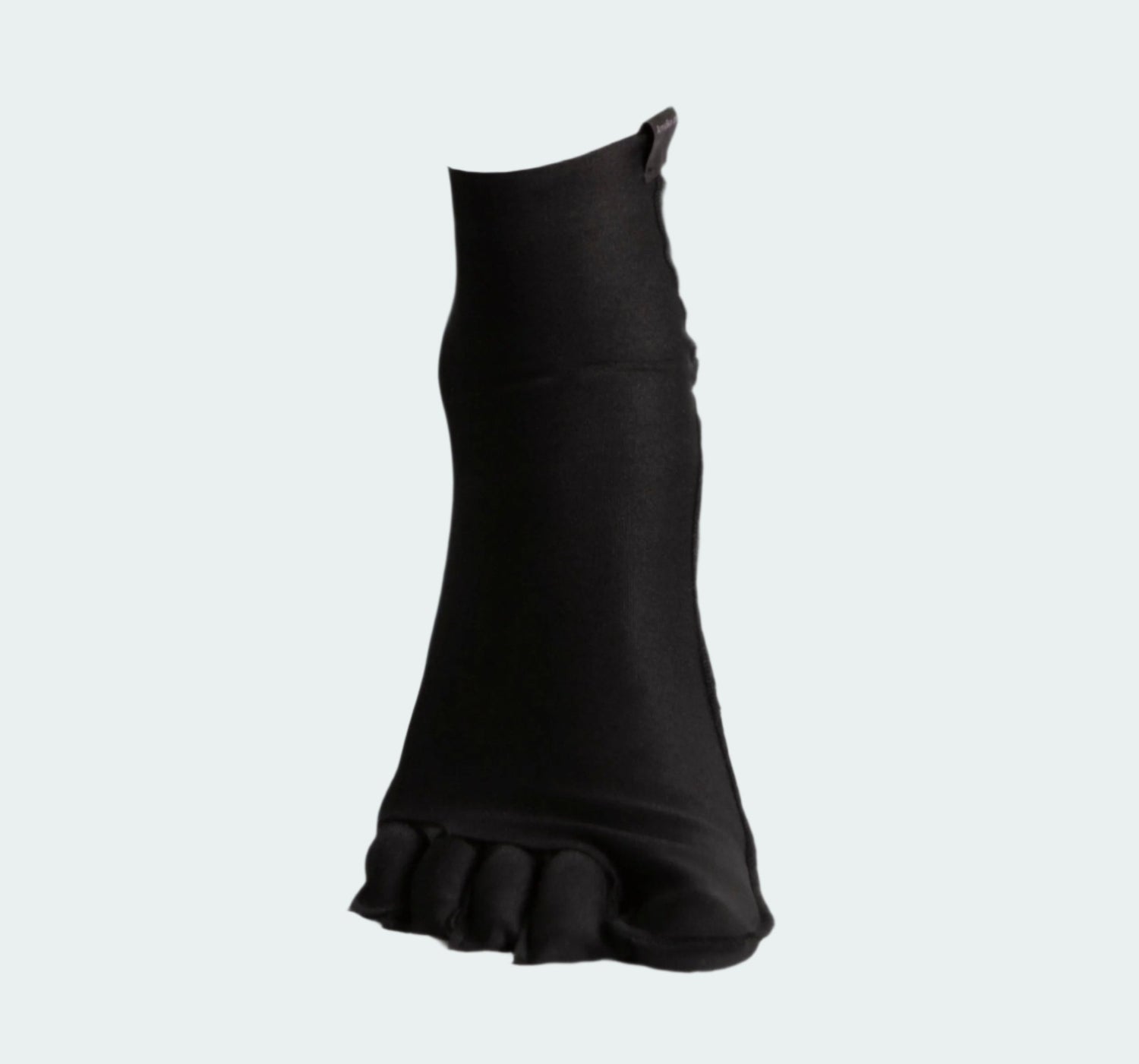 Polymer Anti Blister Short Liner Toe Socks black