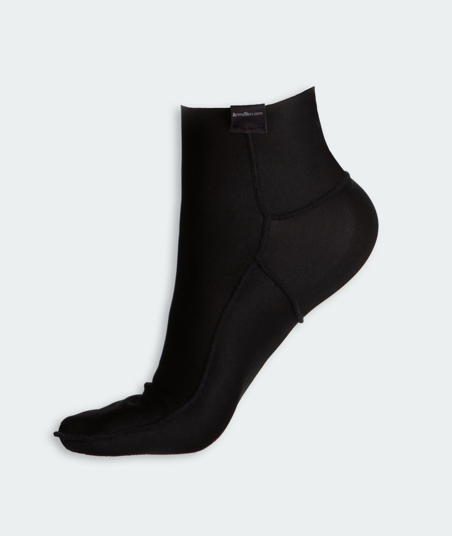 Polymer Anti Blister Short Liner Socks - White