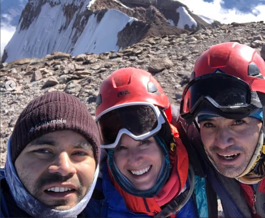 Alaina and Aditya Summit Aconcagua (6962m)