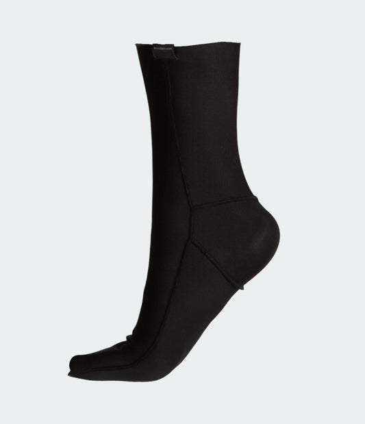 Polymer Anti Blister Long Liner Socks - Black